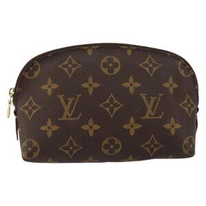 Authentic LOUIS VUITTON Monogram Pochette Cosmetic PM Pouch bst357-121025